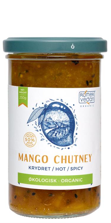 Mangochutney stærk, økologisk